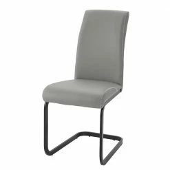 Graue Freischwinger Aus Kunstleder - Krapina (Set)