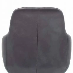 Grauer Armlehnstuhl Mit Kunstleder Carlotte Auf Edelstahlgestell (2er Set) -Malott-Shop grauer armlehnstuhl mit kunstleder auf edelstahlgestell carlotte 04