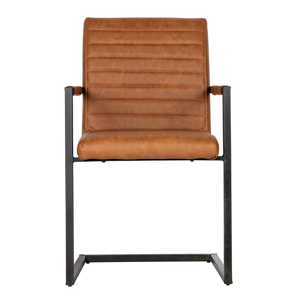 Günstige Freischwinger Sessel In Braun - Laredo (2er Set) - Image 3