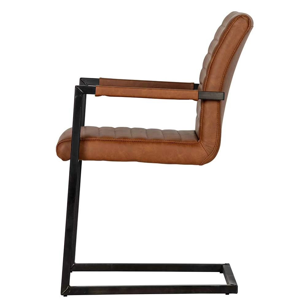 Günstige Freischwinger Sessel In Braun - Laredo (2er Set) - Image 4