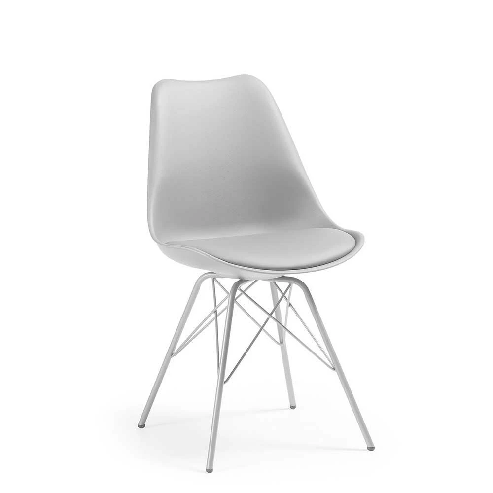 Hellgrauer Esszimmerstuhl Modern - Reggio (4er Set) - Image 2