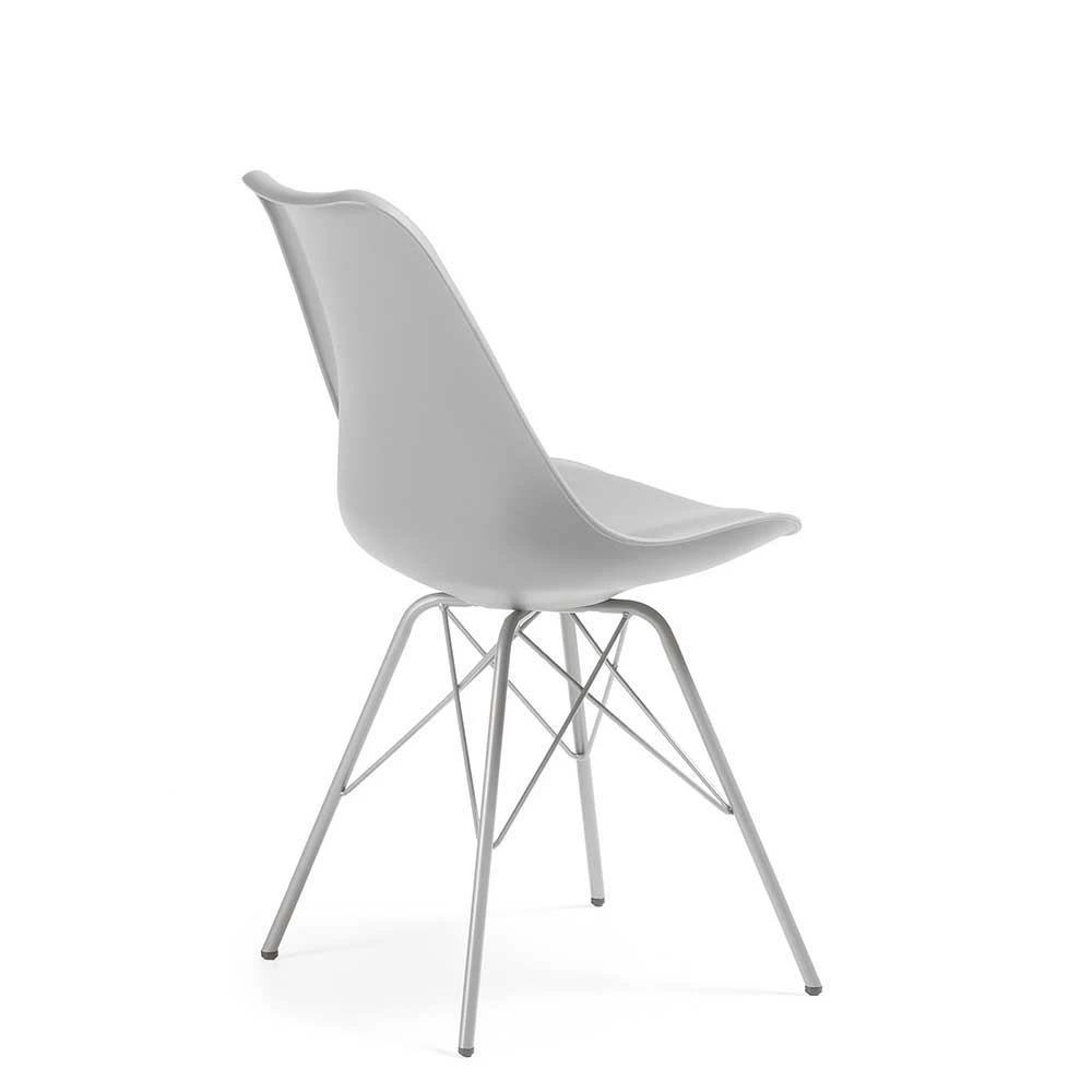 Hellgrauer Esszimmerstuhl Modern - Reggio (4er Set) - Image 4