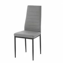 Hochlehner Essstuhl In Grau & Schwarz - Padru (4er Set)