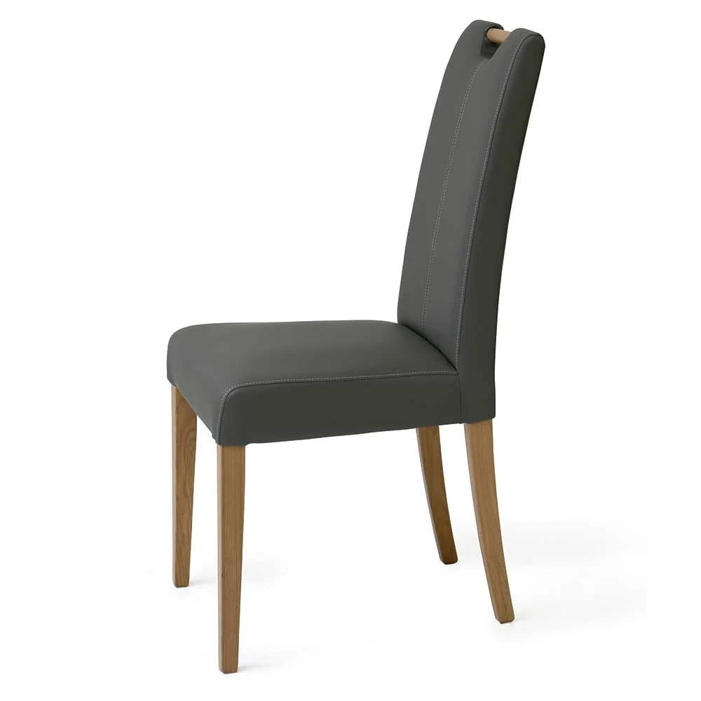 Hochlehner Polsterstuhl Aus Kunstleder - Secionas - Image 3