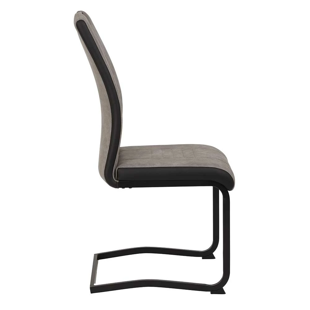 Hochlehner Schwingstuhl In Grau & Schwarz - Milly (Set) - Image 3