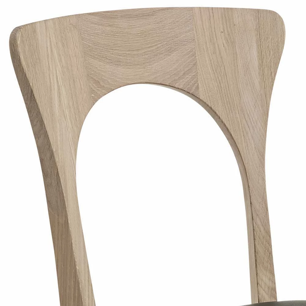 Holzstuhl mit Echtleder Sitz - Jakalyn (2er Set) Holzstuhl Mit Echtleder Sitz - Jakalyn (2er Set) -Malott-Shop holzstuhl mit echtleder sitz in schwarz jakalyn 02