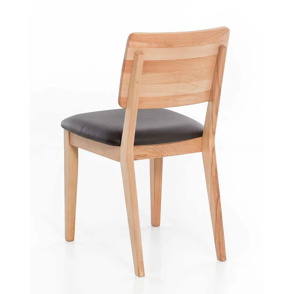 Kernbuche Holzstühle Mit Leder - Rascilda (2er Set) - Image 3