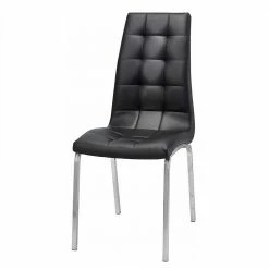 Kunstleder Esstischstühle In Schwarz - Stufanias (2er Set)