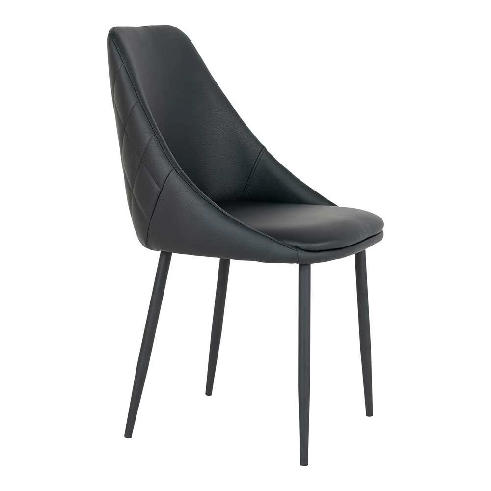 Kunstleder Polsterstühle In Schwarz - Ilussiana (2er Set) - Image 3