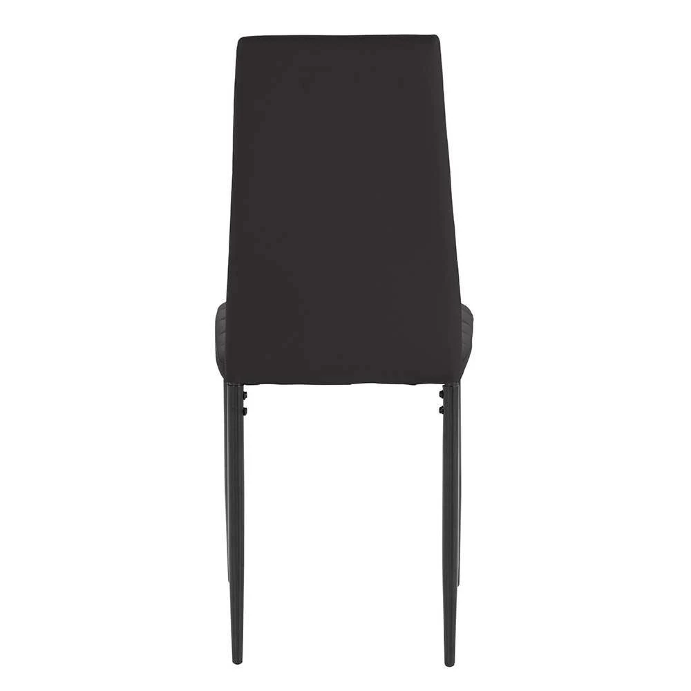 Kunstleder Polsterstühle Mit Hoher Lehne - Deonas (Set) - Image 4