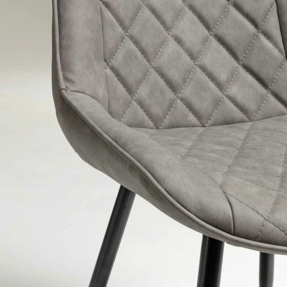 Kunstleder Polsterstuhl Modern - Scoddo (2er Set) - Image 4