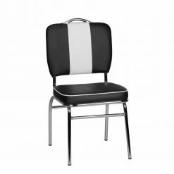 Kunstleder Polsterstuhl Reflecta In Schwarz Und Weiß