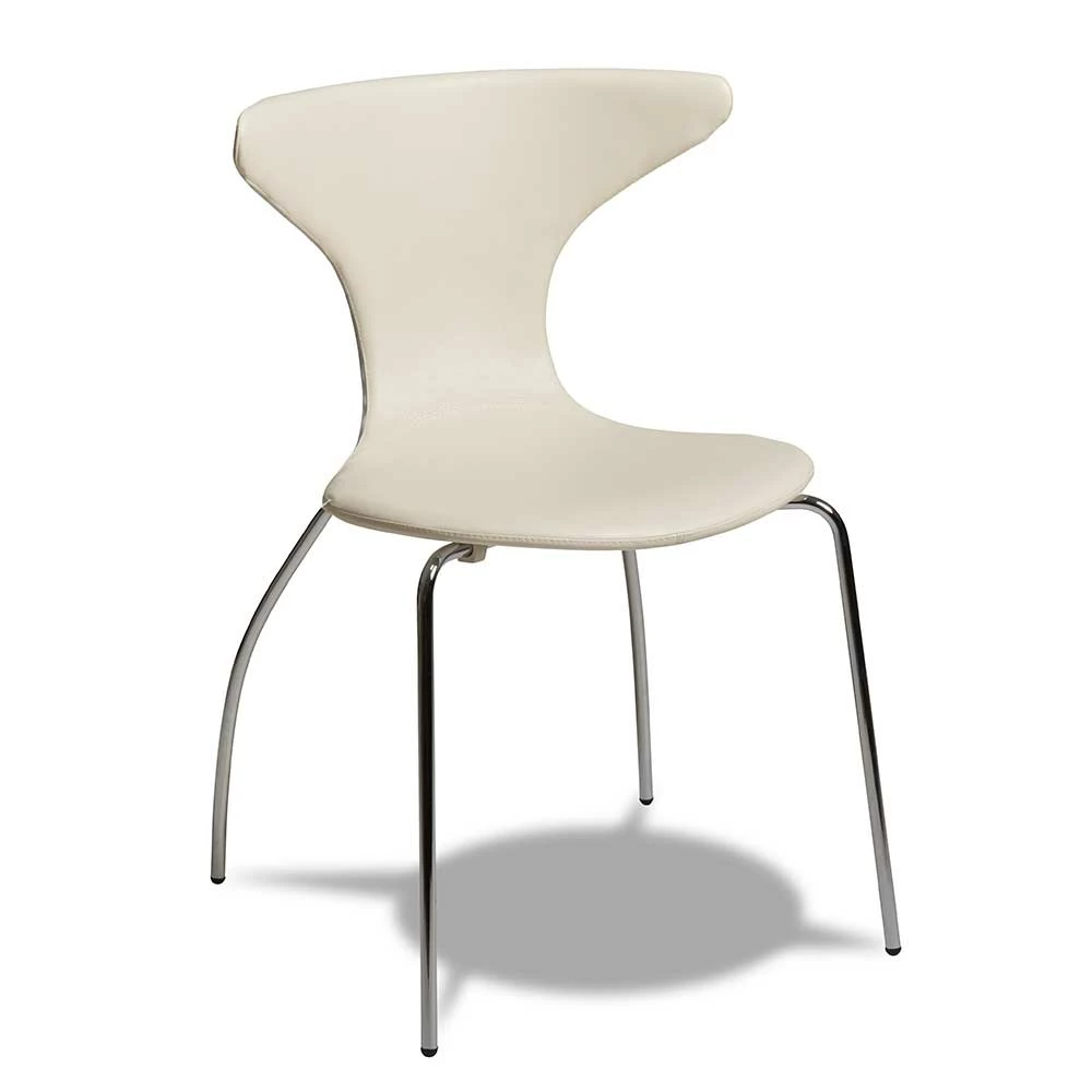 Kunstleder Retrostühle In Weiß - Thano (4er Set) - Image 2