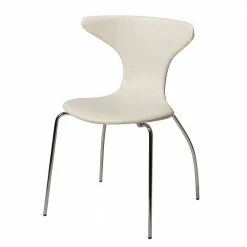 Kunstleder Retrostühle In Weiß - Thano (4er Set)