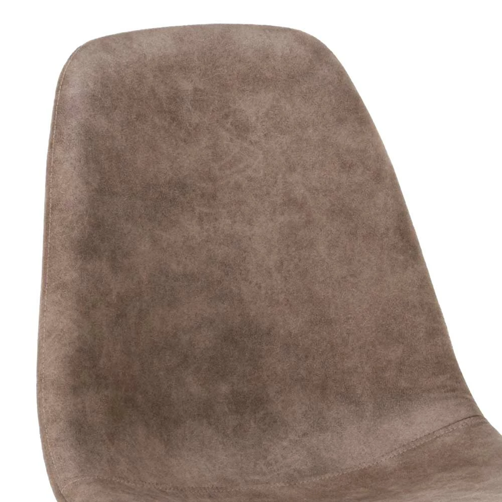 Kunstleder Stühle In Taupe Vintage - Fjord (4er Set) - Image 4