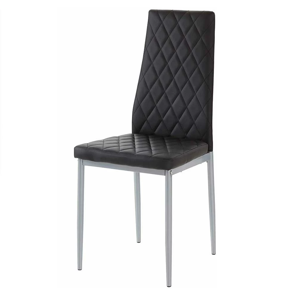 Kunstleder Stühle Mit Hoher Lehne - Sanura (Set)