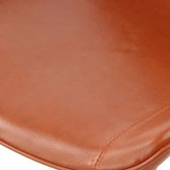 Kunstleder Stuhl In Cognac Braun - Calumja (2er Set) -Malott-Shop kunstleder stuhl in cognac braun mit rauten stepp calumja 05