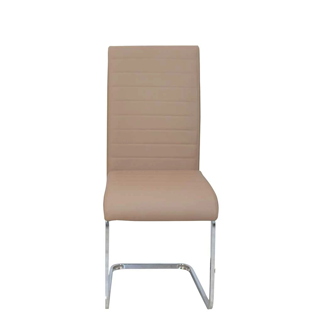 Kunstleder Swingstühle In Hellbraun - Rhodos (4er Set) - Image 2