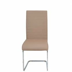 Kunstleder Swingstühle In Hellbraun - Rhodos (4er Set)