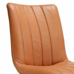 Leder Polsterstuhl In Cognac - Kanini (2er Set) 9 Leder Polsterstuhl In Cognac - Kanini (2er Set) -Malott-Shop leder polsterstuhl in cognac braun mit metall schwarz kanini 02