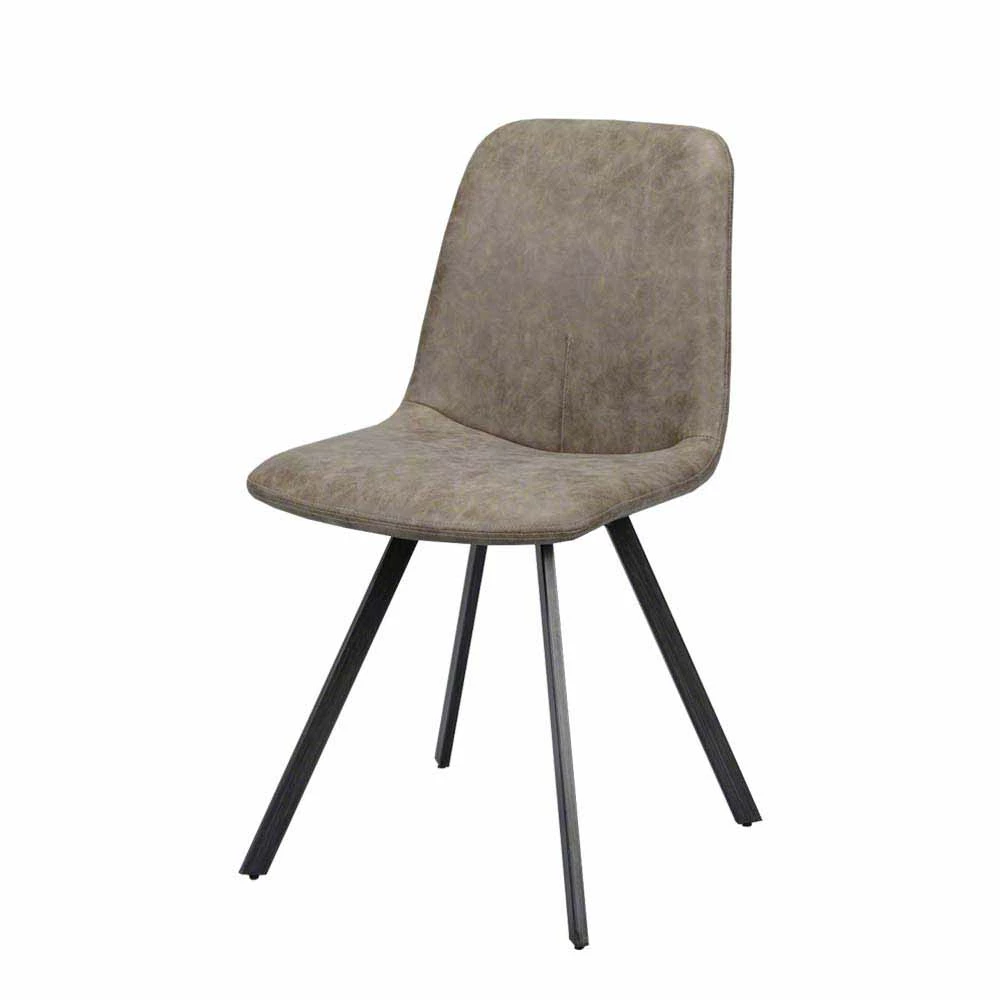 Loft Kunstlederstuhl In Braun - Cabinar (4er Set)