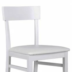 Massiver Holzstuhl In Weiß Buche Juana Mit Polstersitz Kunstleder (2er Set) -Malott-Shop massiver holzstuhl in weiss buche mit polstersitz kunstleder juana 03