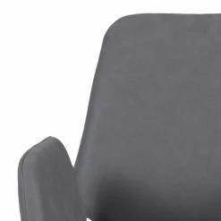 Moderne Tischsessel In Dunkelgrau - Nueva -Malott-Shop moderne tischsessel in dunkelgrau mit metallgestell schwarz nueva 04