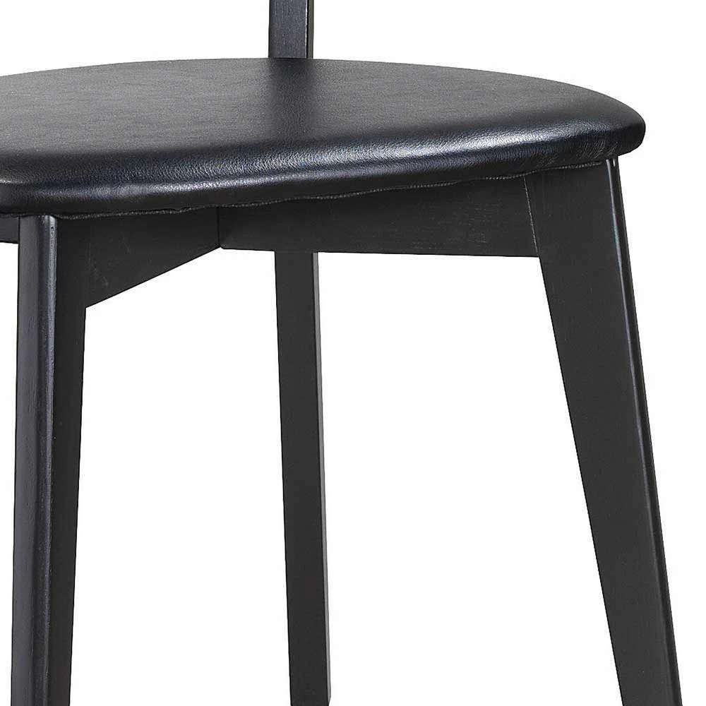 Moderner Eichenstuhl In Schwarz - Ina (2er Set) - Image 4