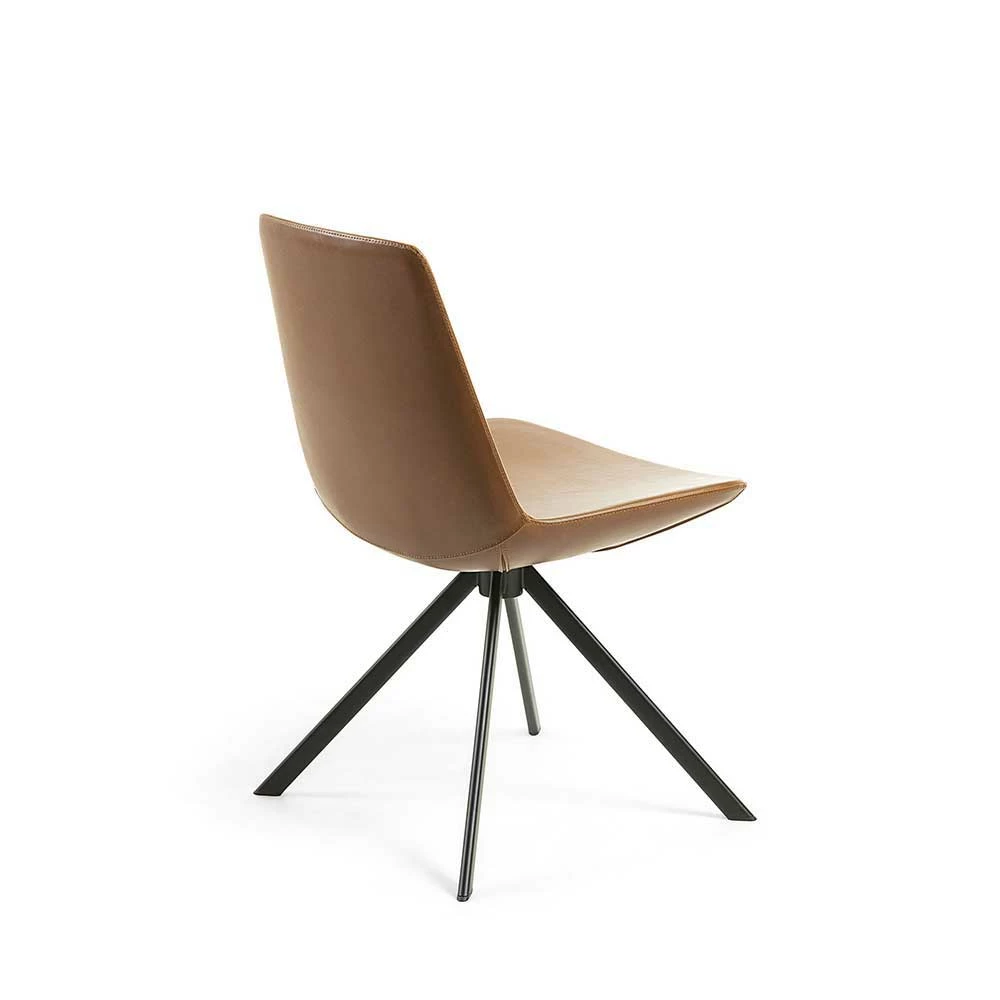 Moderner Esstisch Stuhl Mit Metallgestell - Barrys (2er Set) - Image 4