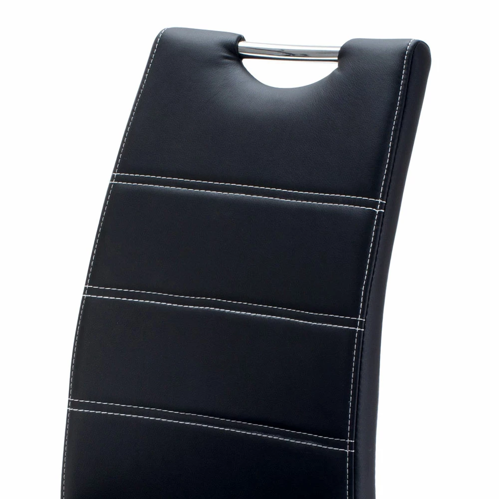 Moderner Freischwinger In Schwarz - Ambreros (4er Set) - Image 5