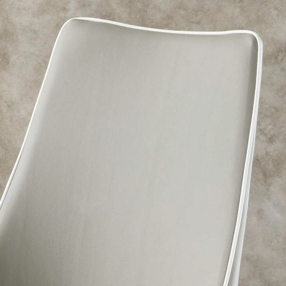 Polster Esszimmerstuhl Uliano In Grau (2er Set) - Image 3