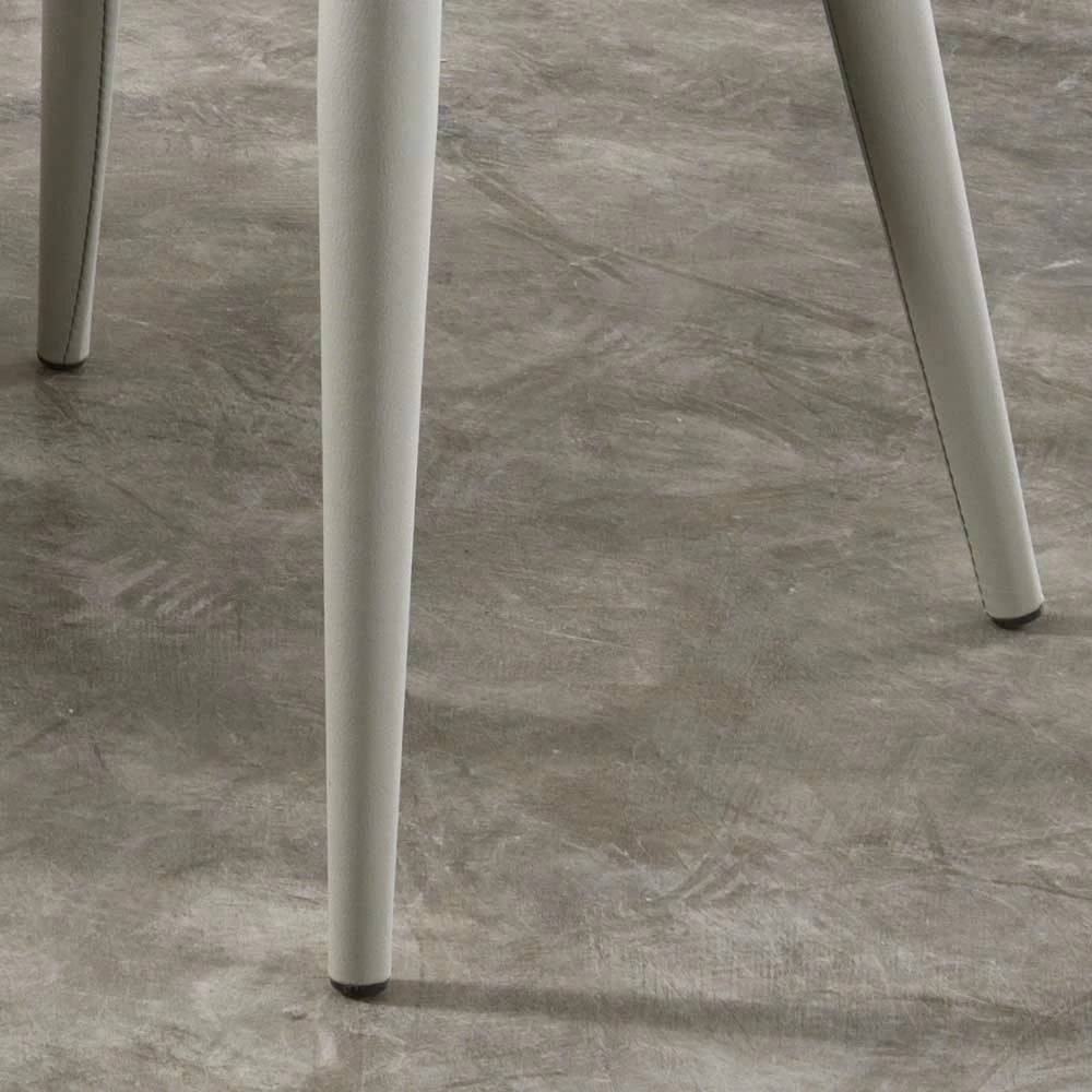 Polster Esszimmerstuhl Uliano In Grau (2er Set) - Image 6