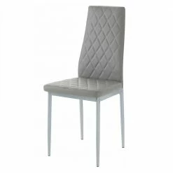 Polsterstühle Aus Kunstleder Grau - Esterava (Set)