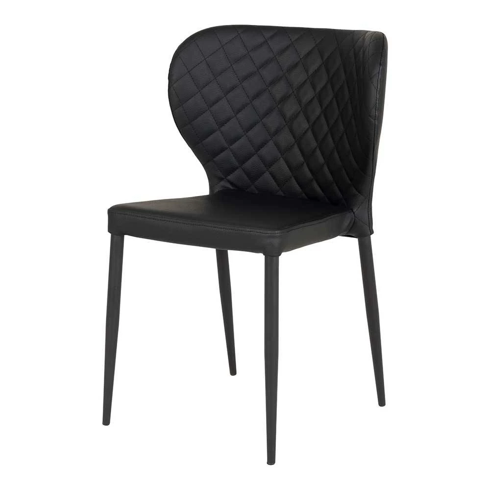 Polsterstühle Aus Kunstleder Schwarz - Wambada (4er Set)