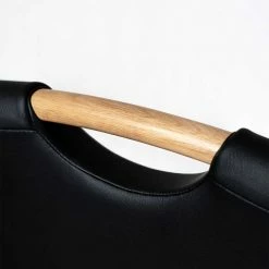 Polsterstühle Aus Schwarzem Kunstleder - Zurana (2er Set) 13 Polsterstühle Aus Schwarzem Kunstleder - Zurana (2er Set) -Malott-Shop polsterstuehle aus schwarzem kunstleder mit echtholz wildeiche zurana 05