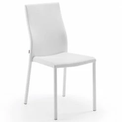 Polsterstühle Aus Weißem Kunstleder - Figuera (4er Set)