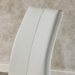 Polsterstuhl Javirella In Grau (4er Set) 4 Polsterstuhl Javirella In Grau (4er Set) -Malott-Shop polsterstuhl grau metall verchromt javirella 02