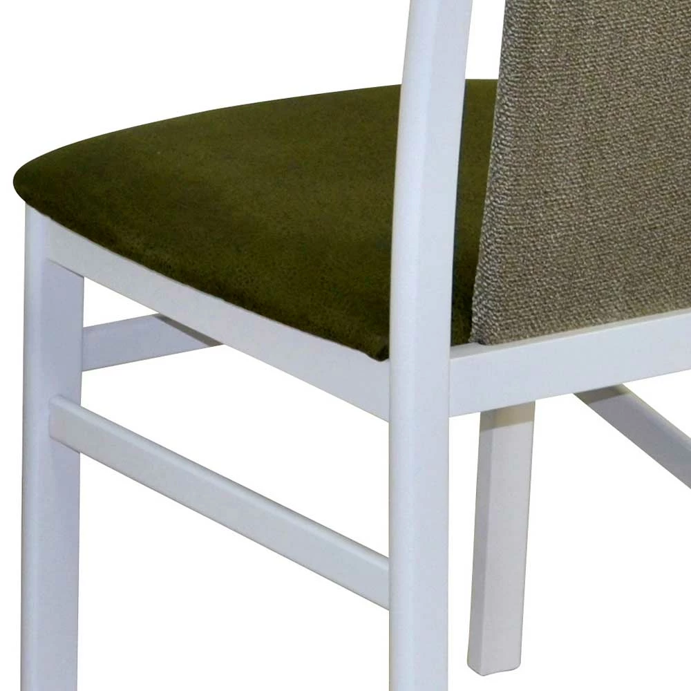 Polsterstuhl In Weiß & Grün - Suena (2er Set) - Image 5