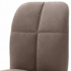 Polsterstuhl Mit Kunstleder Schlammfarben Laza & Edelstahl Anthrazit (2er Set) -Malott-Shop polsterstuhl mit kunstleder schlammfarben edelstahl anthrazit laza 02