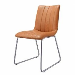 Polsterstuhl Mit Lederbezug - Udessan (2er Set)