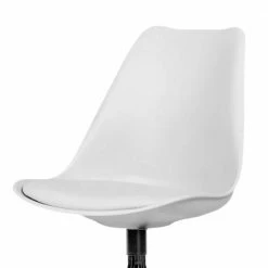 PP Schalenstuhl In Weiß - Jakira (2er Set) 4 PP Schalenstuhl In Weiß - Jakira (2er Set) -Malott-Shop pp schalenstuhl in weiss mit kunstledersitz metallgestell schwarz jakira 02