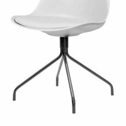 PP Schalenstuhl In Weiß - Jakira (2er Set) 5 PP Schalenstuhl In Weiß - Jakira (2er Set) -Malott-Shop pp schalenstuhl in weiss mit kunstledersitz metallgestell schwarz jakira 03