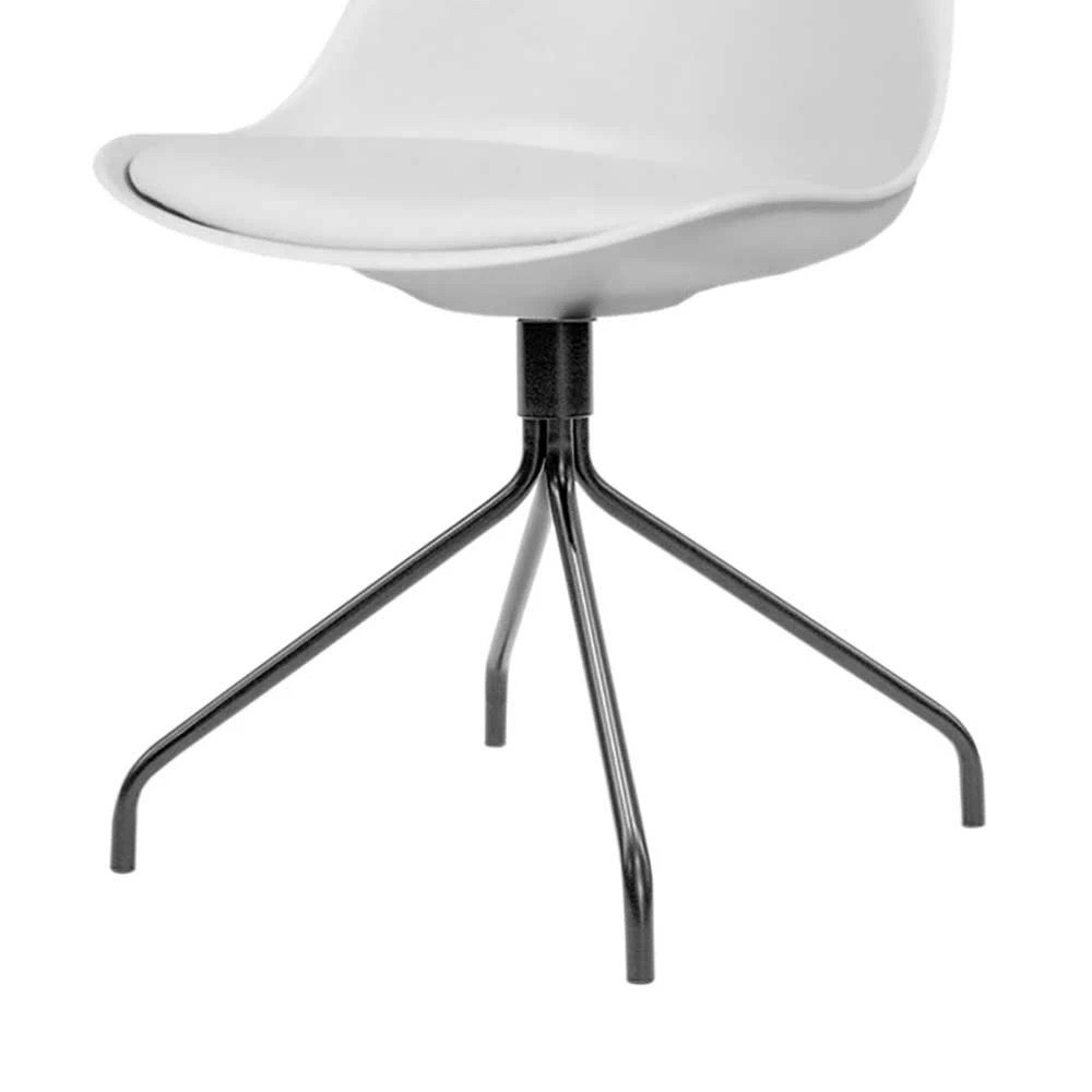 PP Schalenstuhl in Weiß - Jakira (2er Set) PP Schalenstuhl In Weiß - Jakira (2er Set) -Malott-Shop pp schalenstuhl in weiss mit kunstledersitz metallgestell schwarz jakira 03