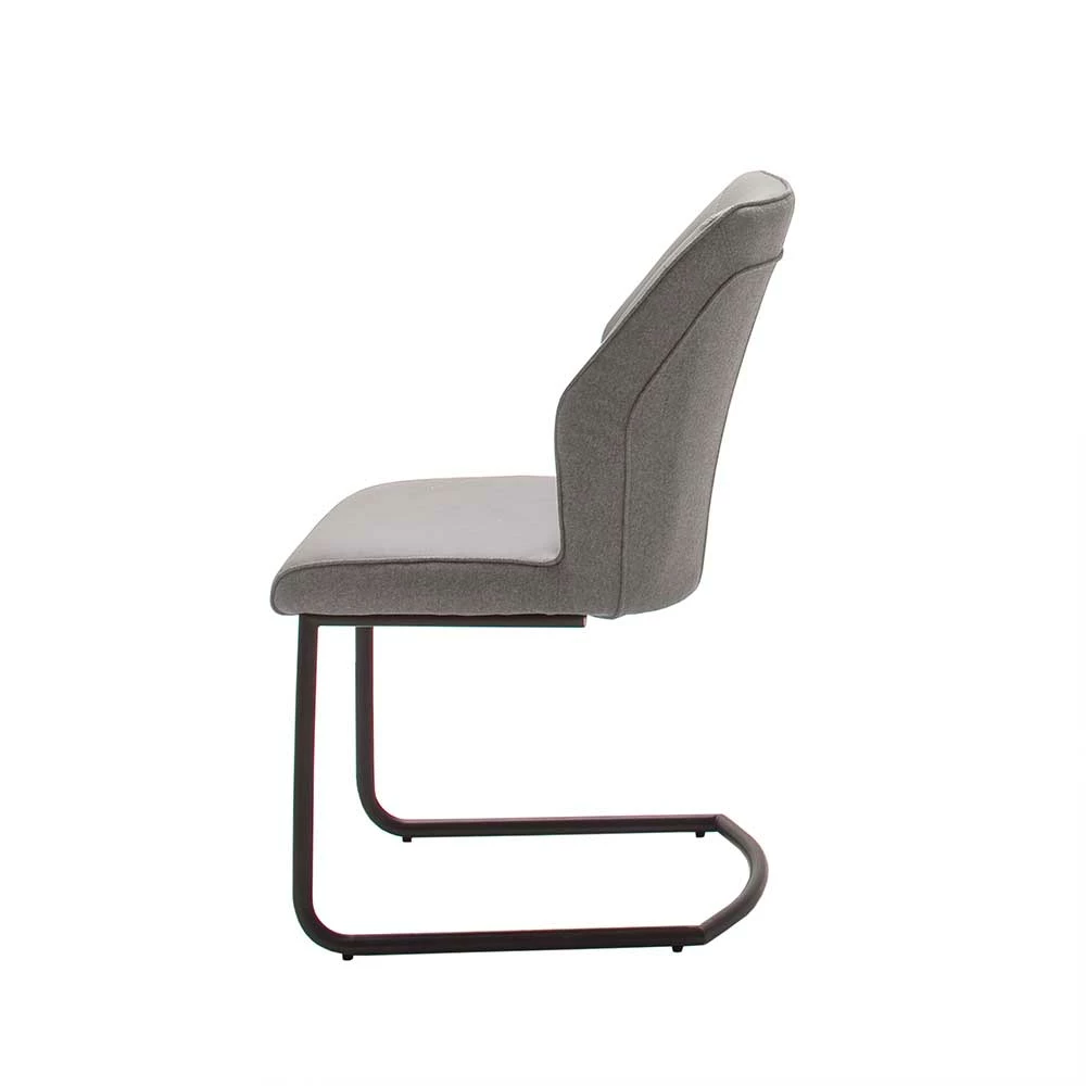 Retro Design-Freischwinger In Grau - Dario (2er Set) - Image 3