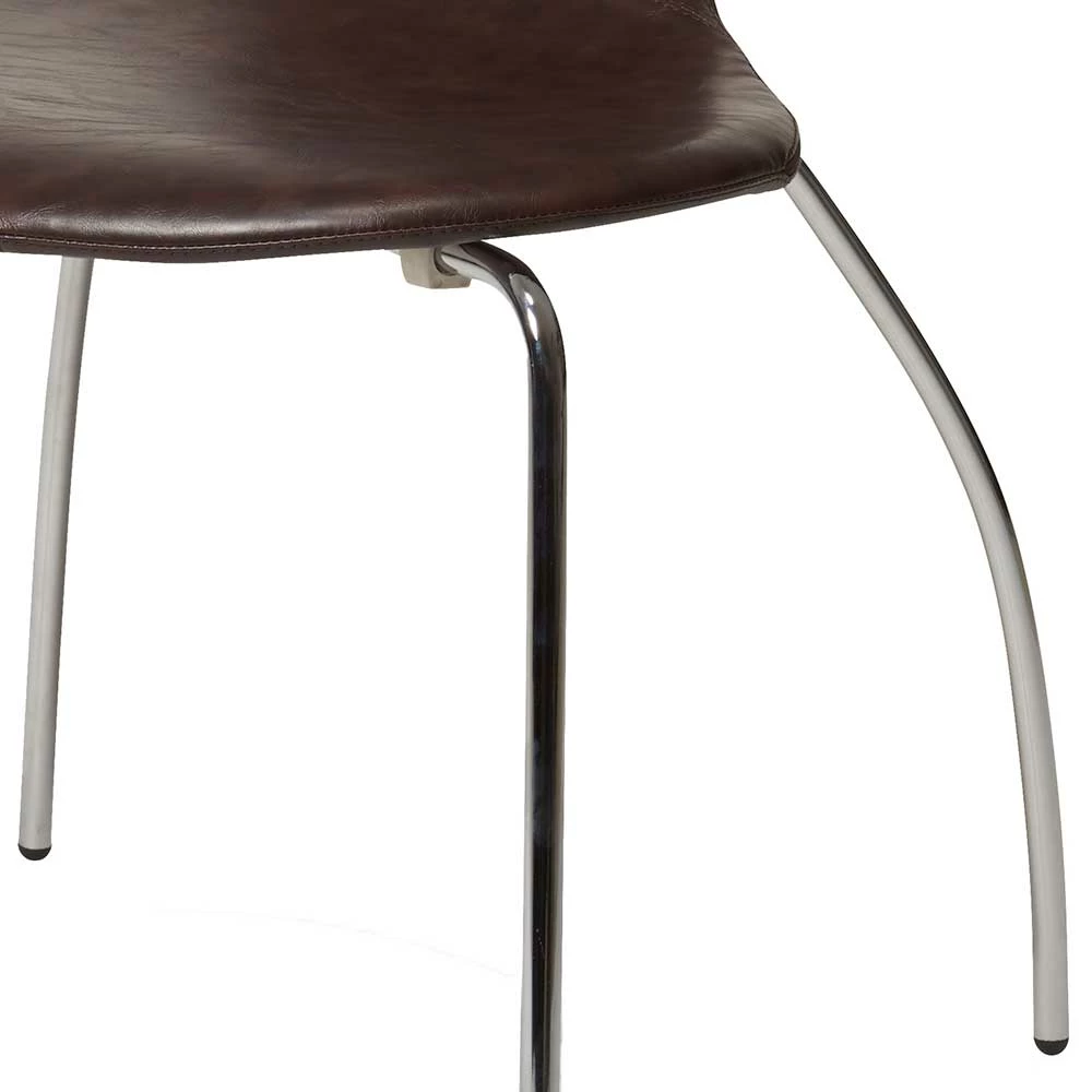 Retro Design Stühle Aus Kunstleder - Pauli (4er Set) - Image 4