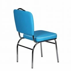 Retro Polsterstuhl Reflecta Mit Kunstleder Und Chrom -Malott-Shop retro polsterstuhl kunstleder und chrom blau und weiss reflecta 04