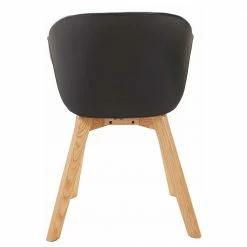 Scandi Designstühle Mit Armlehnen - Tramos (2er Set) 5 Scandi Designstühle Mit Armlehnen - Tramos (2er Set) -Malott-Shop scandi designstuehle mit armlehnen in schwarz kunstleder eiche holz tramos 03