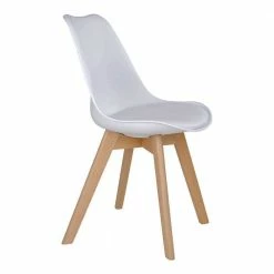 Scandi Stühle Mit Schalensitz - Waspa (2er Set) 4 Scandi Stühle Mit Schalensitz - Waspa (2er Set) -Malott-Shop scandi stuehle mit schalensitz in weiss holz natur waspa 02