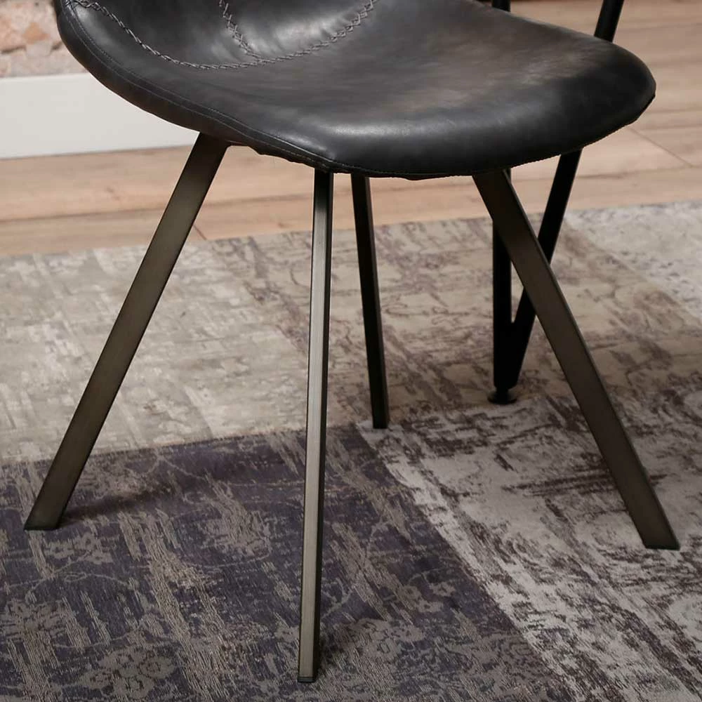 Schalensitz Stühle In Schwarz - Carlotte (4er Set) - Image 3