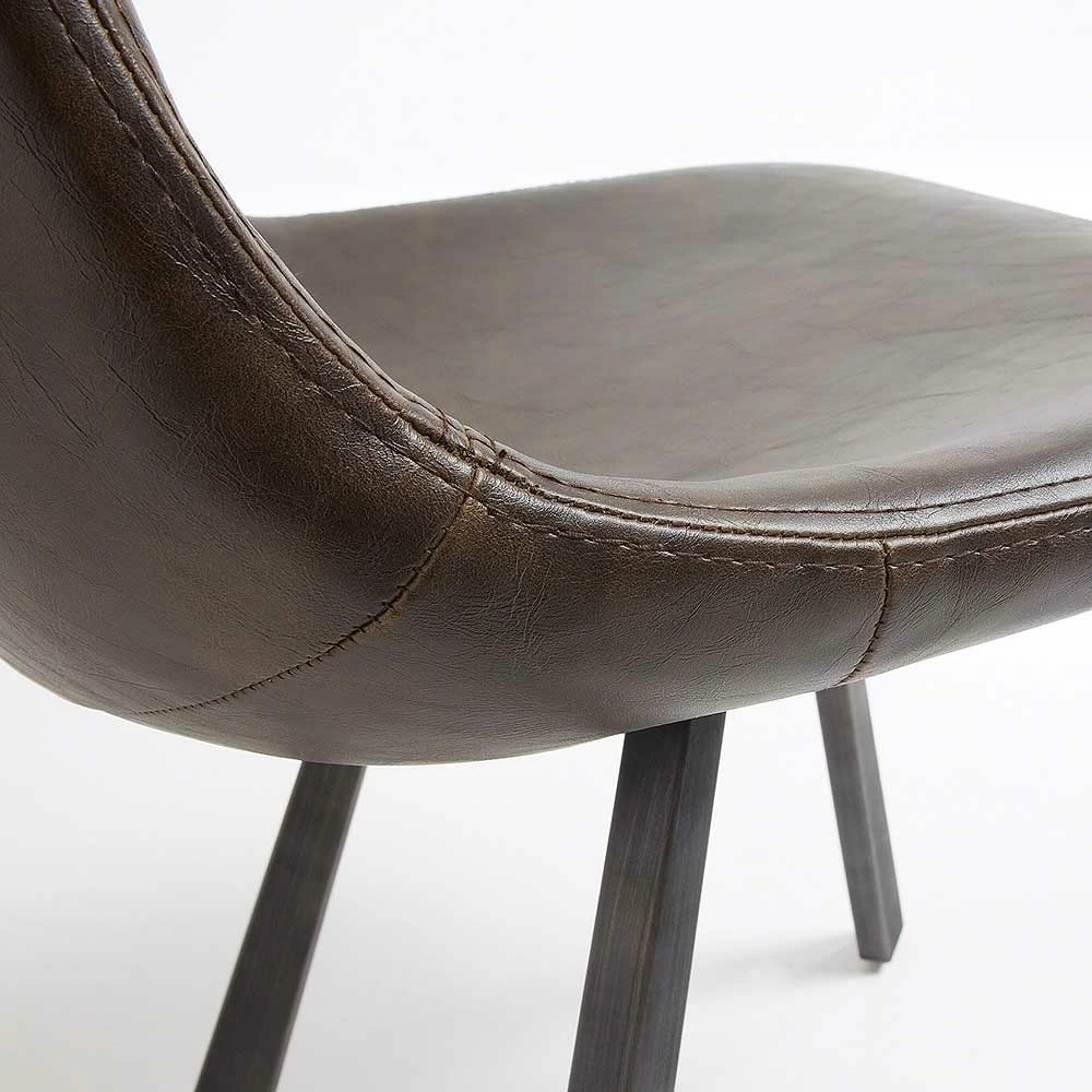 Schalenstühle In Dunklem Braun - Pysero (4er Set) - Image 4